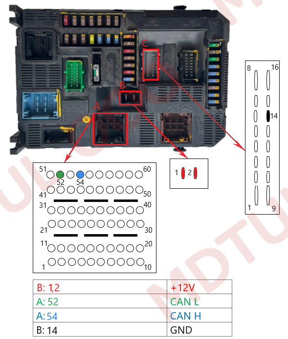 VALEO SC667152+95256 CAN (BSI-N0X) — копия