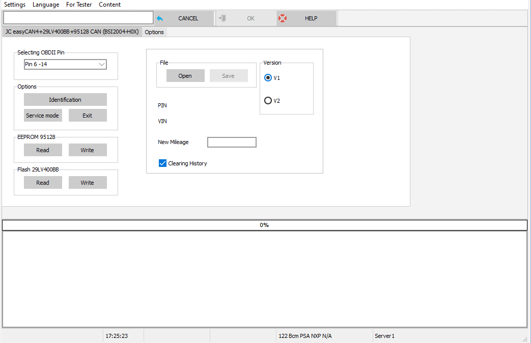 JC easyCAN4 + 29LV400BB + 95128 CAN(BSI2004-H0x)