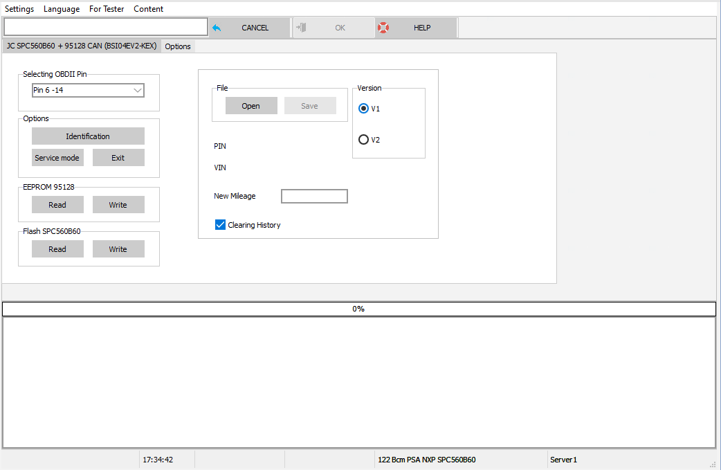 JC SPC560B60 + 95128 CAN(BSI04EV2-KEx)
