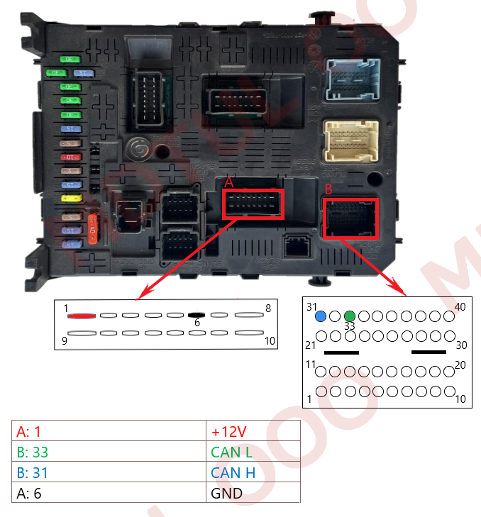 JC SPC560B60+95128 CAN (BSI04EV2-KEX)