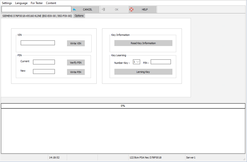 SIEMENS D76F0018 + 95160 KLine(BSI-E0x-00BSI-F0x-00) KeyLearning